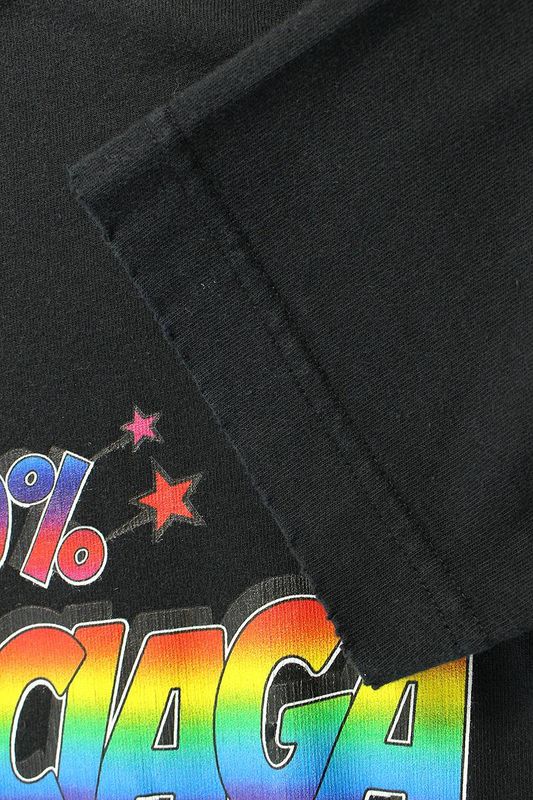 Balenciaga 612964 Tmvh3 Logo-printed Paint Finish T-shirt Men's S