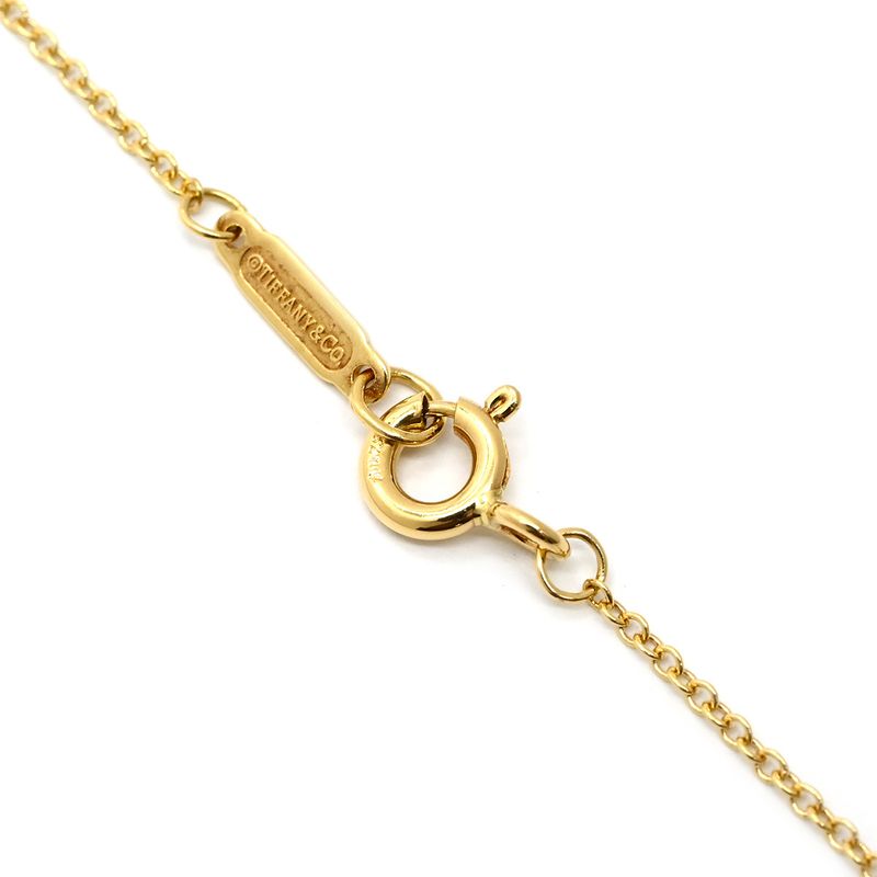 Tiffany & Co Tiffany & Co Necklace Fleur de Lis Stem 18k Yellow Gold Diamond