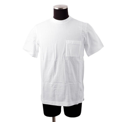 Hermes Short Sleeve T-Shirt Embroidery Cotton Pique S Top
