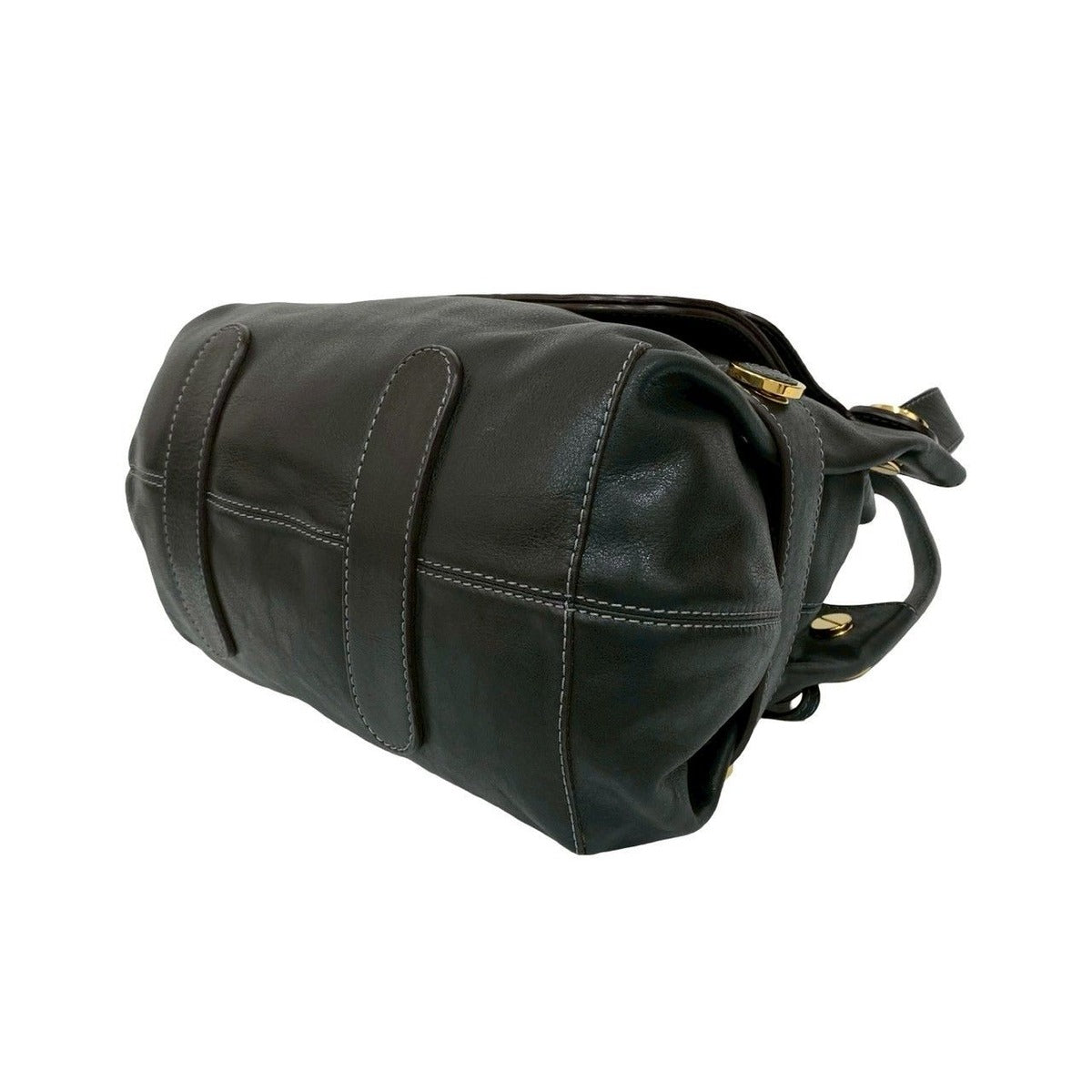 Loewe Anagram Logo Leather Tote Shoulder Bag — view 8