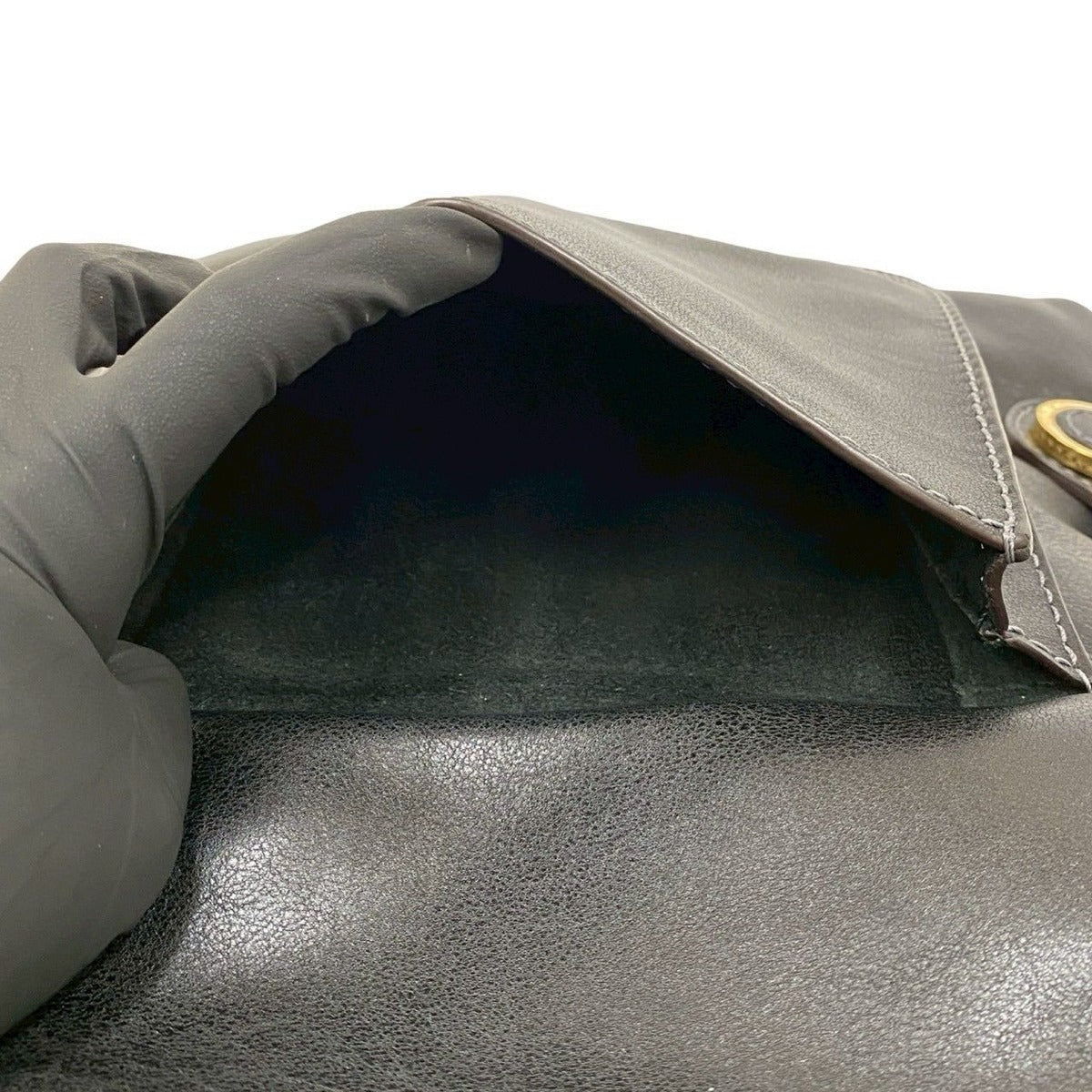 Loewe Anagram Logo Leather Tote Shoulder Bag — view 10