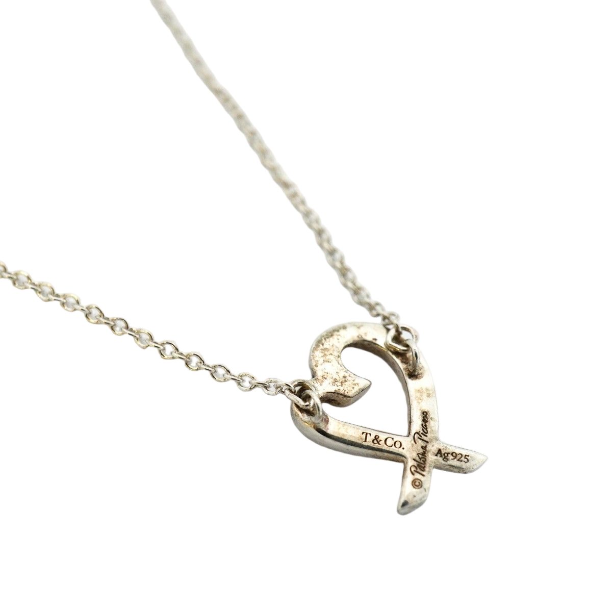Tiffany & Co Necklace Loving Silver — view 2