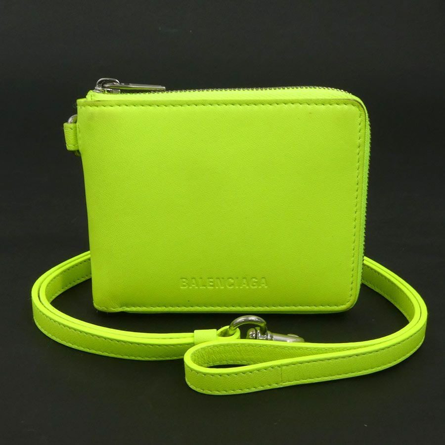 Balenciaga Bifold Wallet Yellow