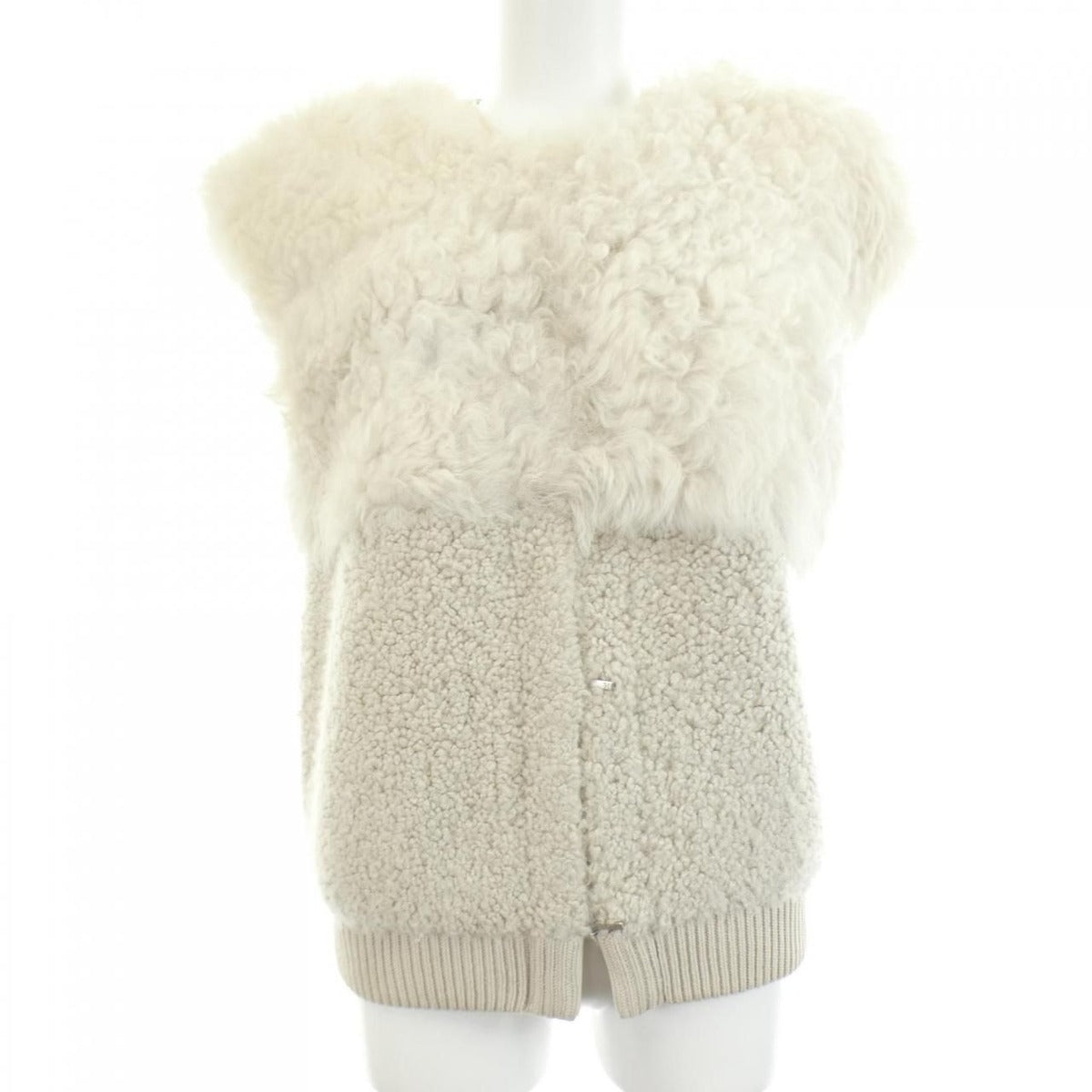 Hermes Vest Cashmere Beige