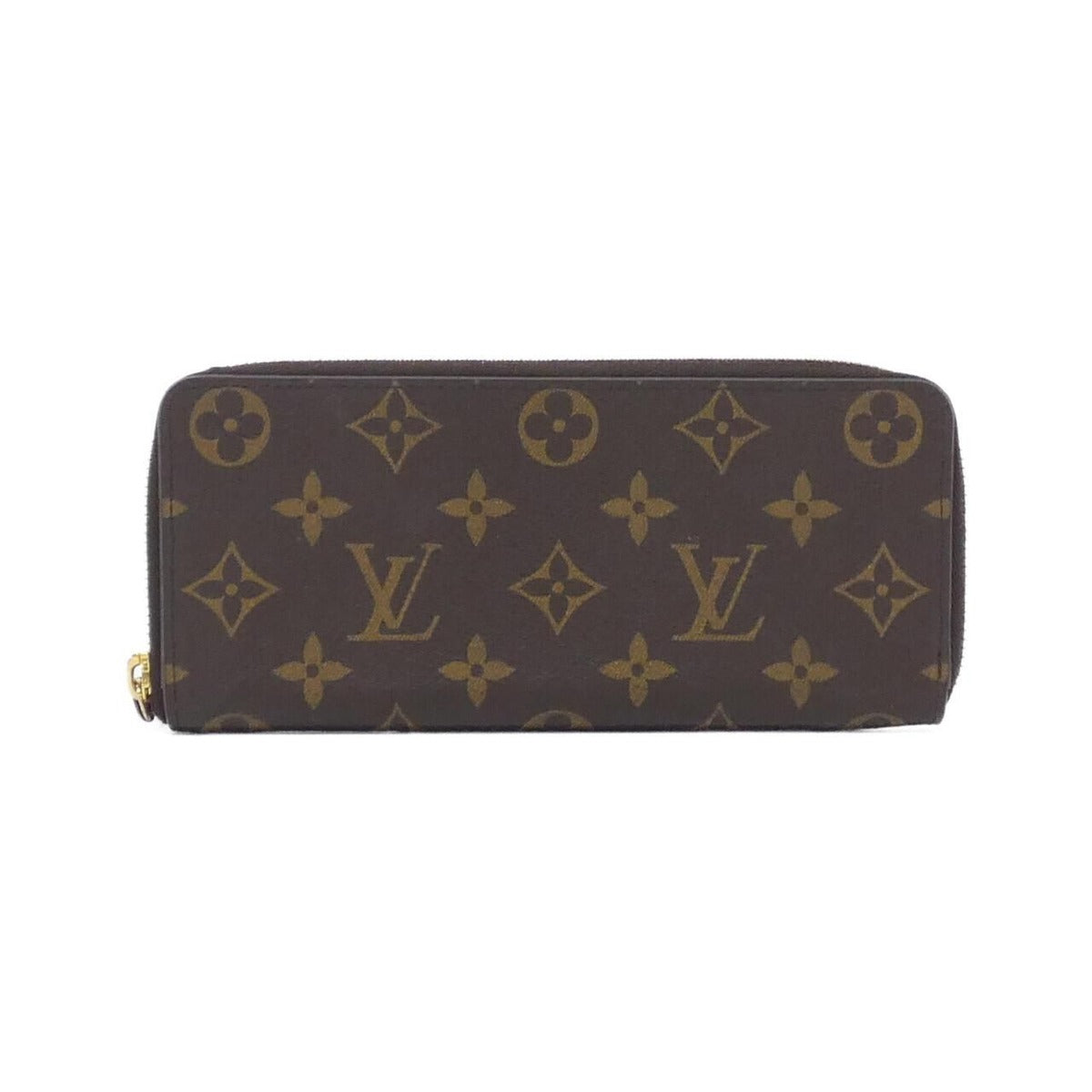 Louis Vuitton Monogram Portefeuille Clemence Wallet Brown Marron
