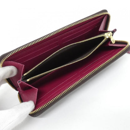 Louis Vuitton Monogram Portefeuille Clemence Wallet Brown Marron — view 5