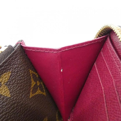 Louis Vuitton Monogram Portefeuille Clemence Wallet Brown Marron — view 6