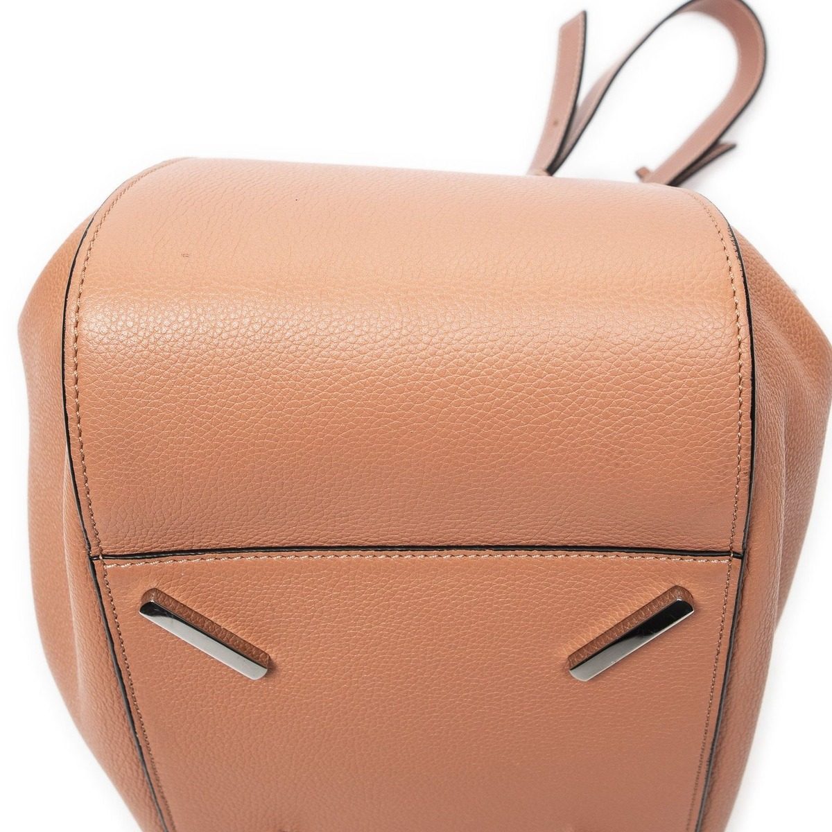 Loewe Small Drawstring Hammock Salon Pink Grain Calfskin Leather Messenger Bag — view 8
