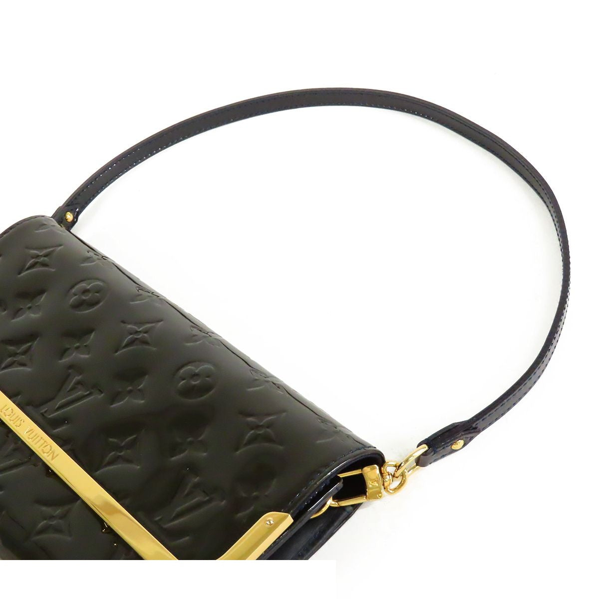 Louis Vuitton Rossmore MM Blue Infini Monogram Vernis Clutch — view 4