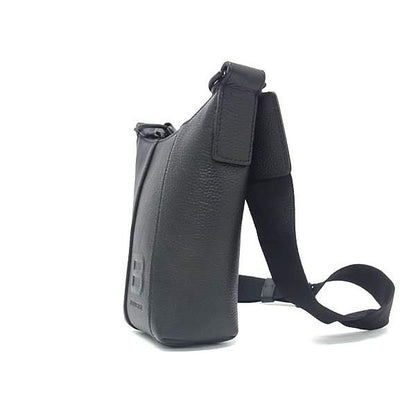 Balenciaga Hourglass Leather Crossbody Bag Black Bp4488 — view 3