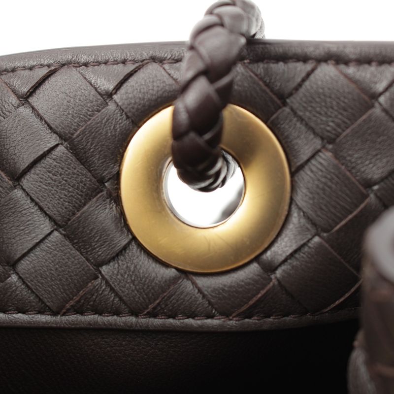 Bottega Veneta Intrecciato Basket Leather 2way Shoulder Handbag 836261v08z02272