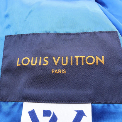 Louis Vuitton Stadium Jean Puppet Baseball Jacket Varsity Wool Leather Blue White. Multicolor — view 3