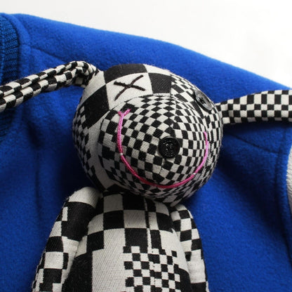 Louis Vuitton Stadium Jean Puppet Baseball Jacket Varsity Wool Leather Blue White. Multicolor — view 10