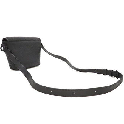 Louis Vuitton Shoulder Bag Pulse Wearable Wallet Monogram Shadow Leather Black