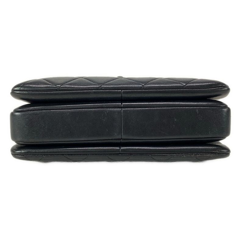 Chanel Handbag Trendy Cc/small Top Handle Flap Bag A92236 Black Lambskin