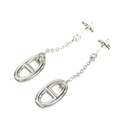 Hermes Chaine D'ancre Earrings Farande Ag925 Silver Jewelry Accessories
