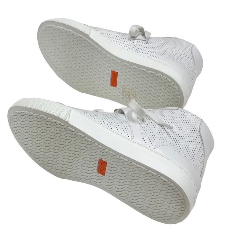Hermes Daydream Sneakers High Cut Sneakers Shoes Kelly Hardware Leather White