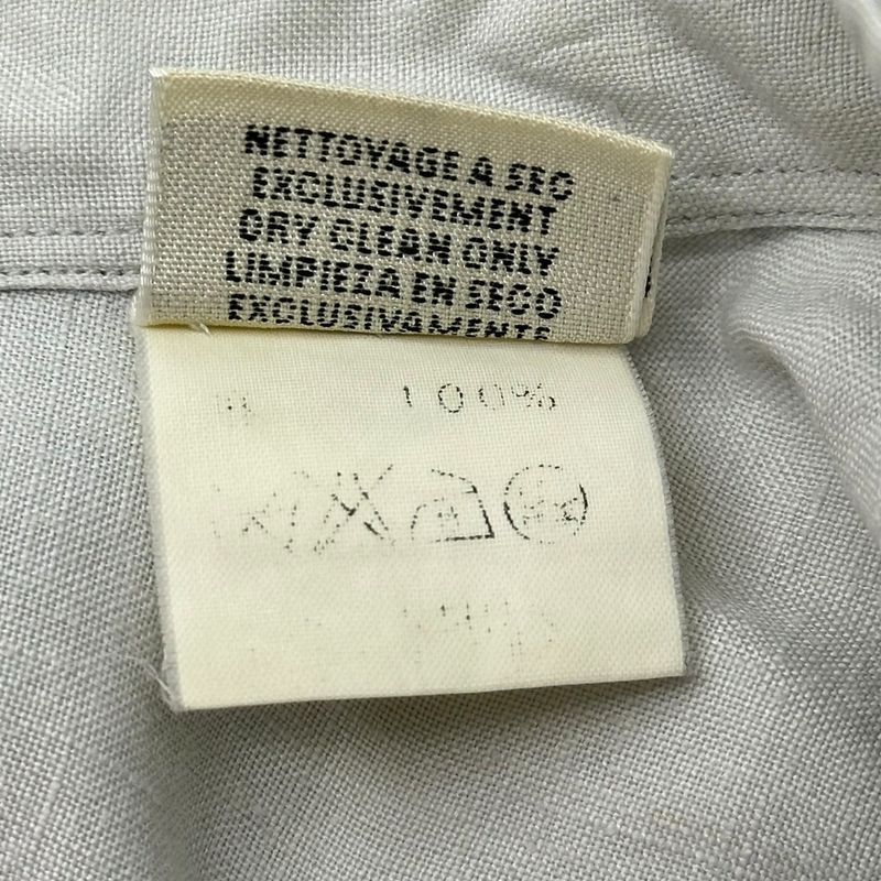 Hermes by Margiela Basic L S Linen Shirt Margiela Period Basic Long Sleeve