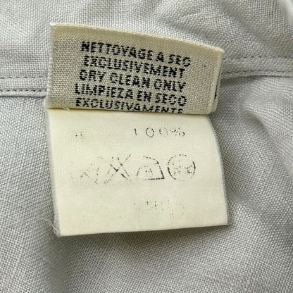 Hermes by Margiela Basic L S Linen Shirt Margiela Period Basic Long Sleeve