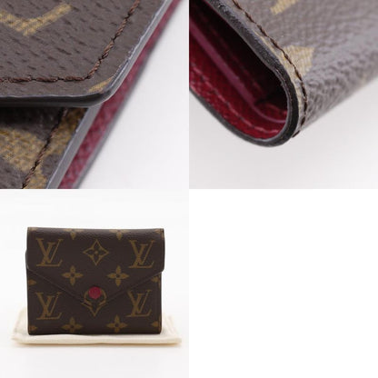 Louis Vuitton Portefeuille Victorine Fuchsia Monogram M41938 Monogram Canvas