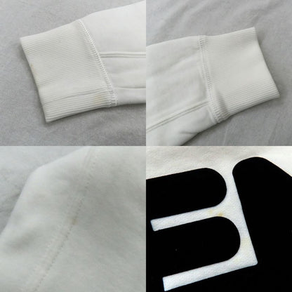 Fendi Fila Trainer Sweat Logo White XS Long Sleeve Cotton Fleece Lined