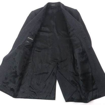  Emporio Armani Emporio Almaani T LINE 100% Wool Black Tag Woven Pattern