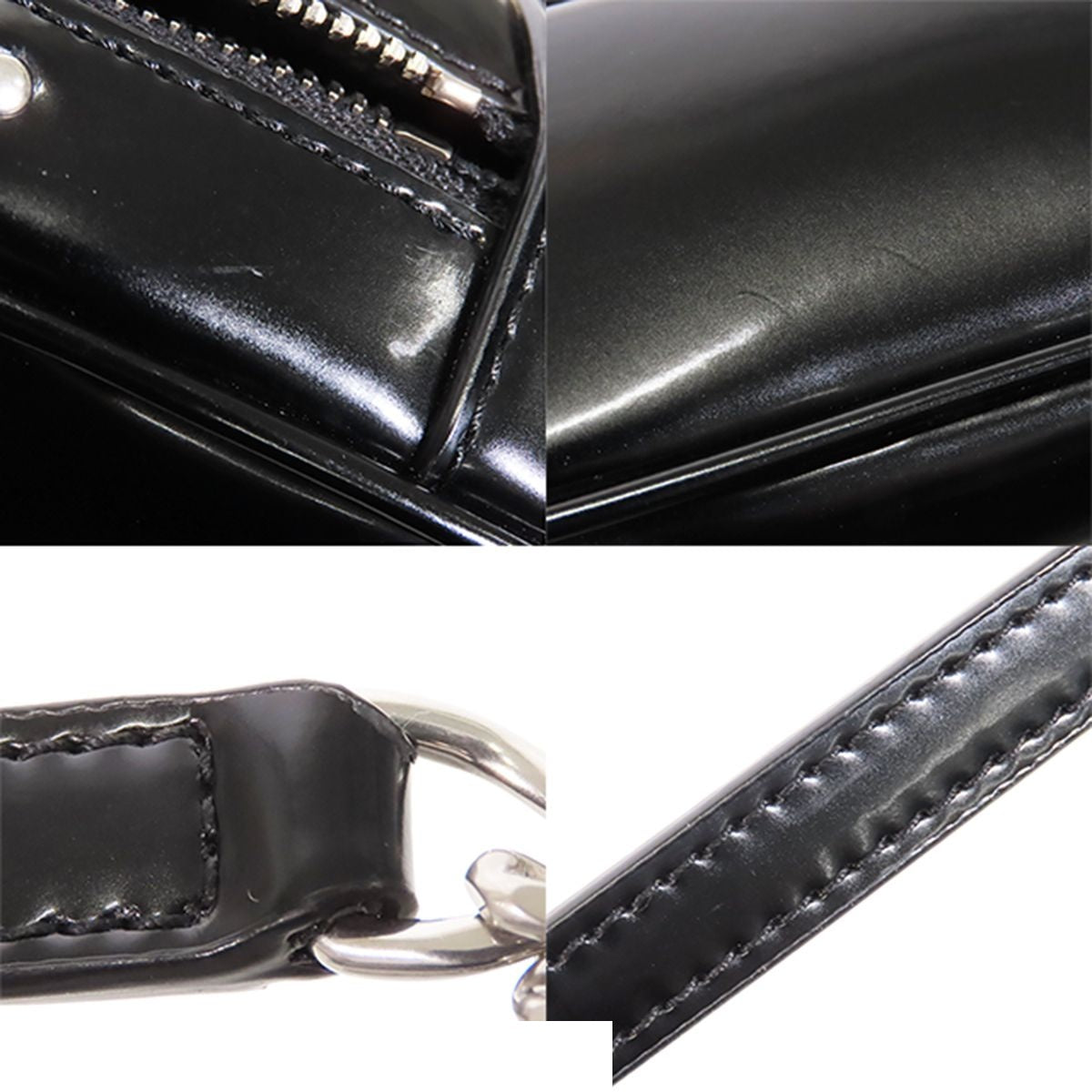 Saint Laurent Lou Mini Bag Black Patent — view 7