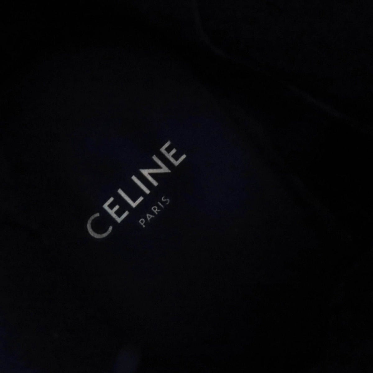 Celine Jakuno Side Gore Leather Chelsea Boots Short Black 37 — view 9