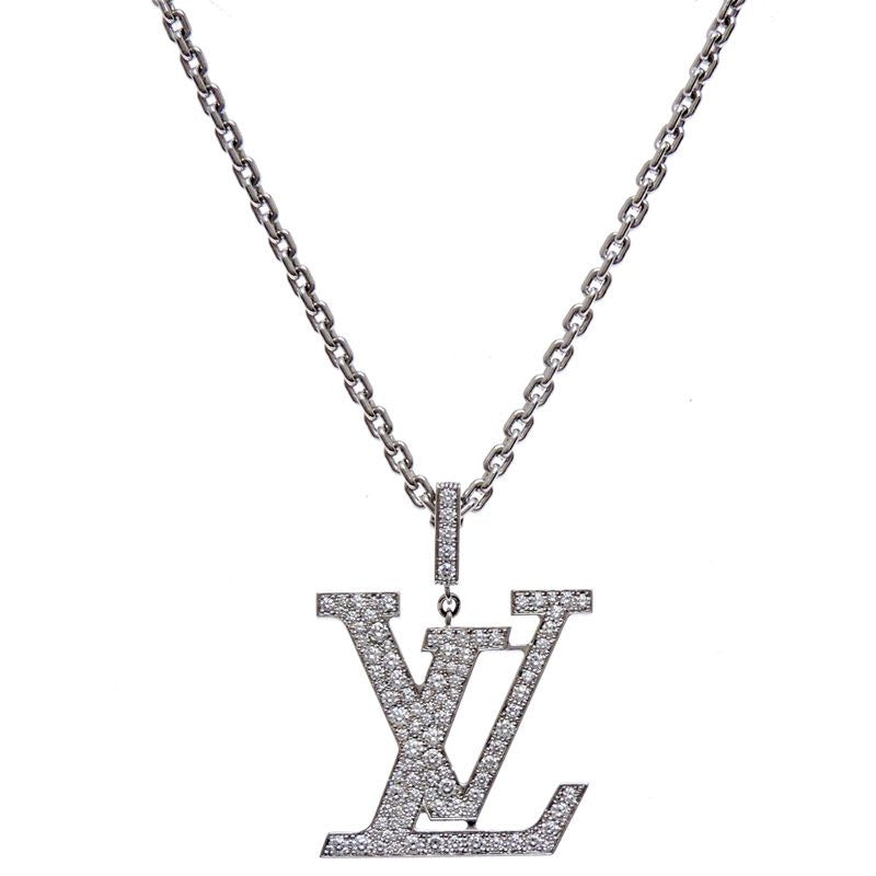 Louis Vuitton Necklace Pendant LV Xl