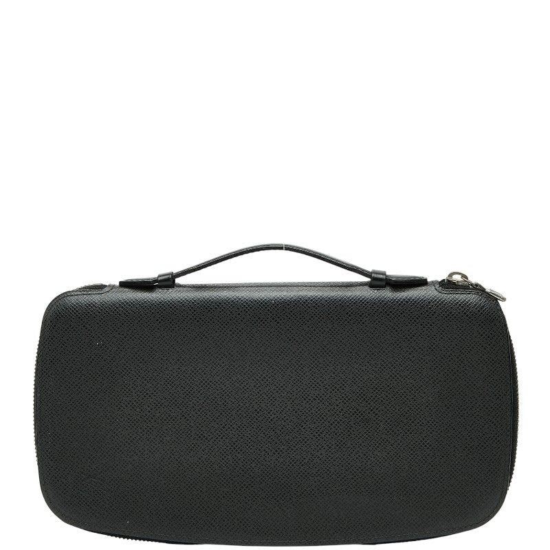 Louis Vuitton Taiga Organizer Ator Round Zipper Long Wallet Travel Case