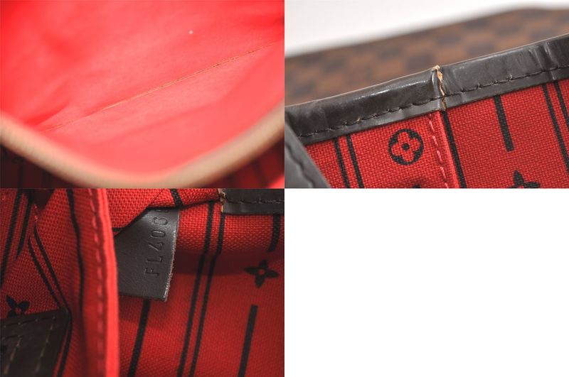 Louis Vuitton Damier Neverfull GM Shoulder Tote Bag N51106 LV 2739n