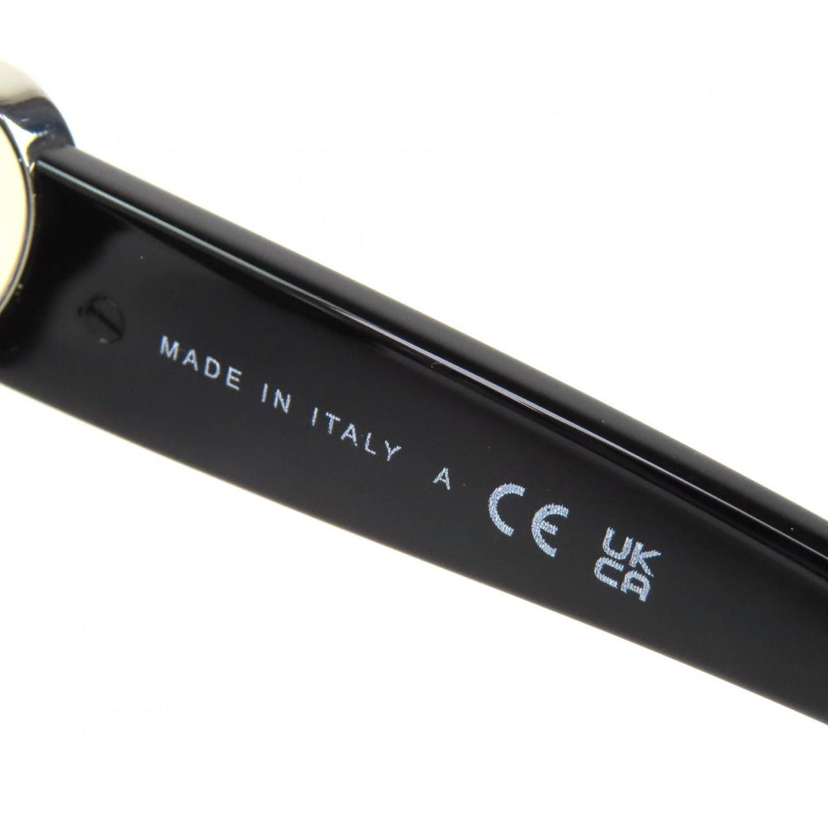 Chanel CC Logo Heart Square Shape Eyewear Sunglasses Black White — view 9