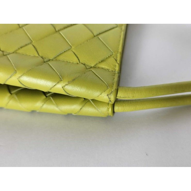 Bottega Veneta Shoulder Bag Intrecciato Mini The Knot Yellow Green — view 5