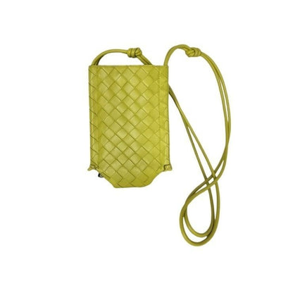 Bottega Veneta Shoulder Bag Intrecciato Mini The Knot Yellow Green