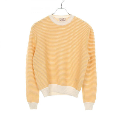 Hermes Knit Yellow White Cotton Cashmere