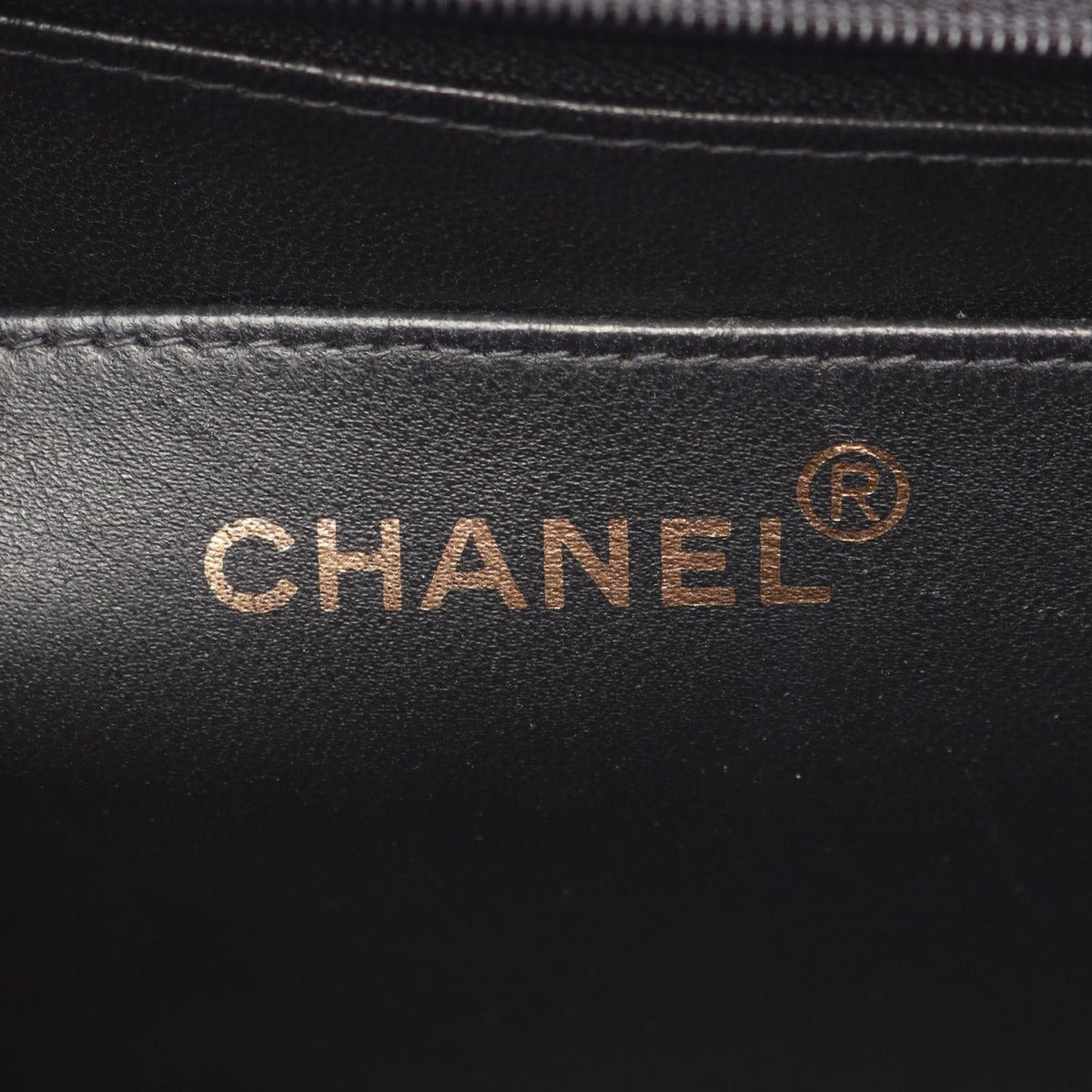 Chanel Shoulder Bag Quilted Black Caviar Leather Chain — view 4