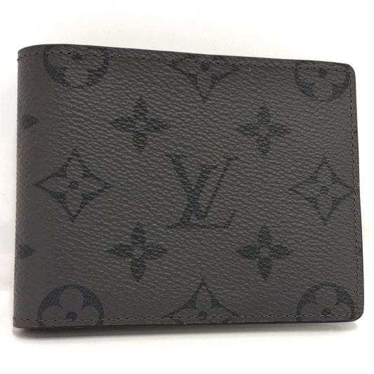 Louis Vuitton Portefeuille Calf Billfold Monogram Eclipse Wallet