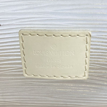 Louis Vuitton Handbag Epi Plage Mini Lagoon Bay M92263 White Women's