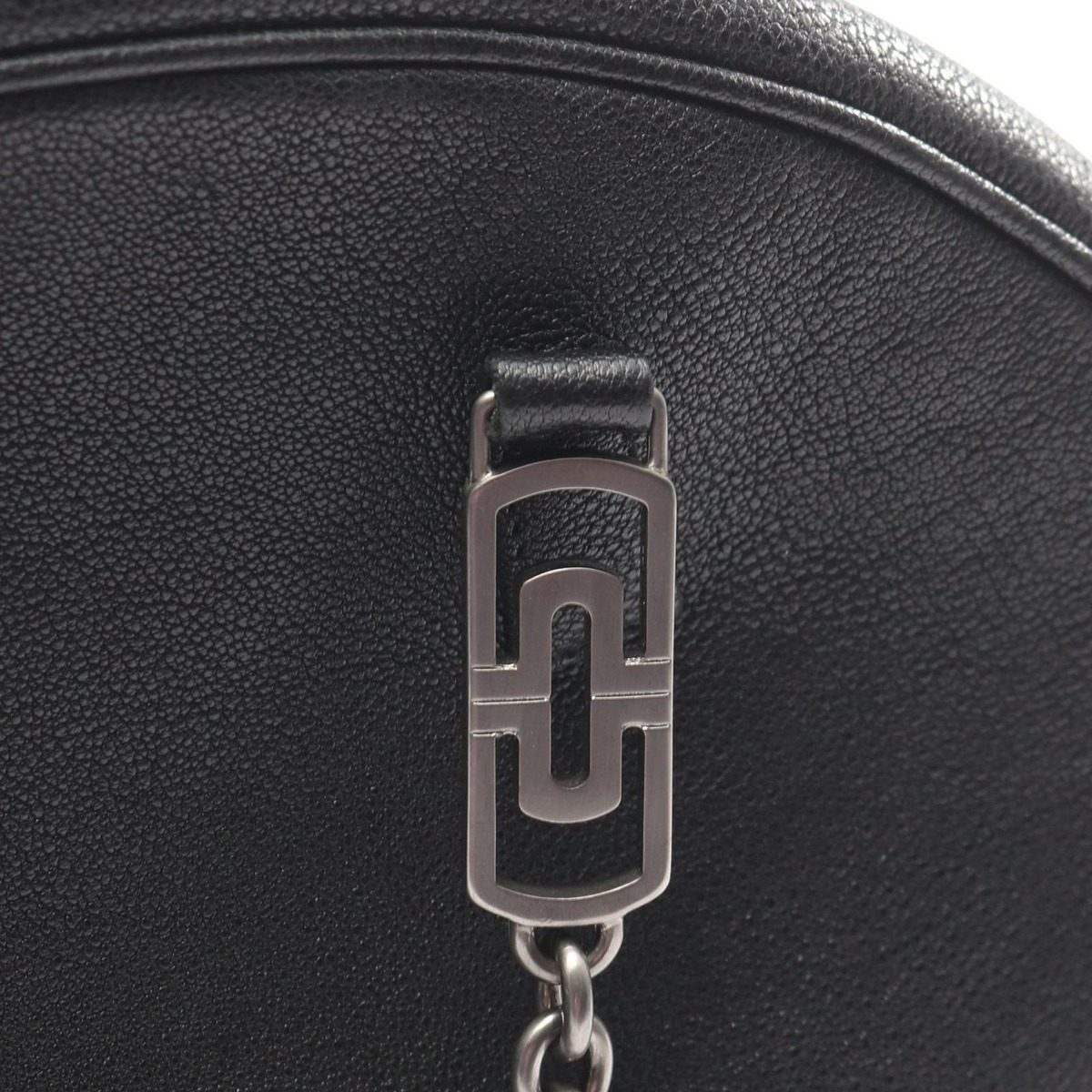 Bvlgari Shoulder Bag Parentesi Black Leather Chain — view 7