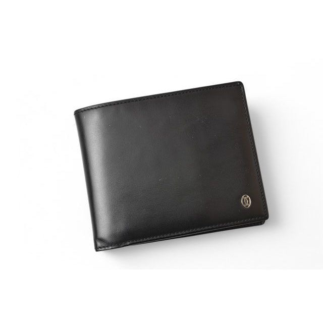 Cartier Wallet Bifold Fold Leather Pasha de Cartier Black — view 3