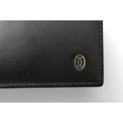 Cartier Wallet Bifold Fold Leather Pasha de Cartier Black — view 5
