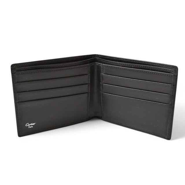 Cartier Wallet Bifold Fold Leather Pasha de Cartier Black — view 6