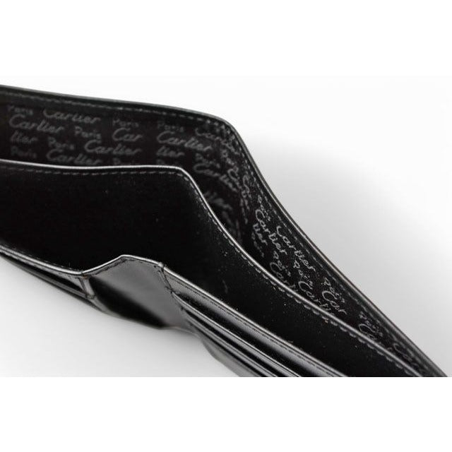 Cartier Wallet Bifold Fold Leather Pasha de Cartier Black — view 8