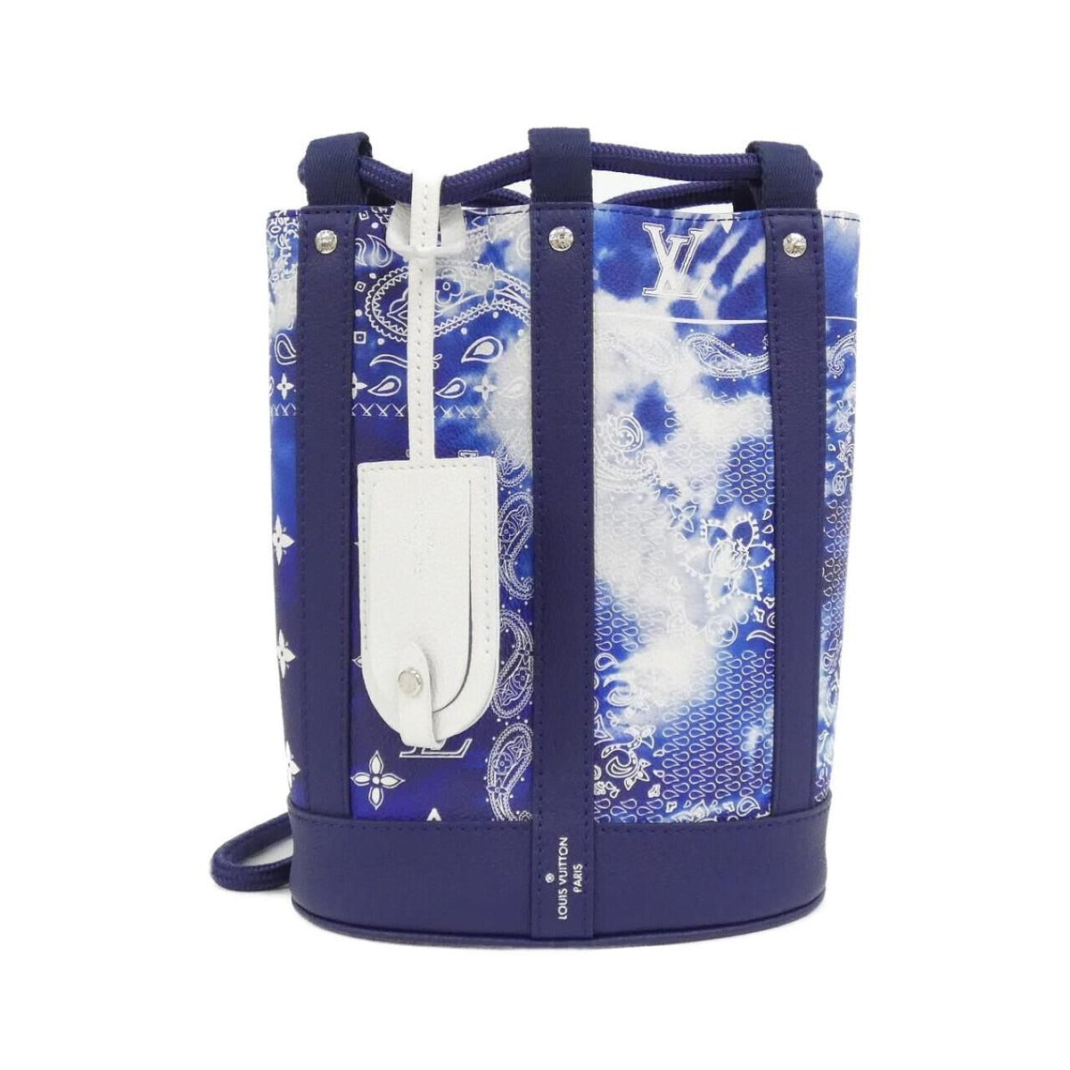 Louis Vuitton Monogram Bandana Randonne PM Shoulder Bag Bleu