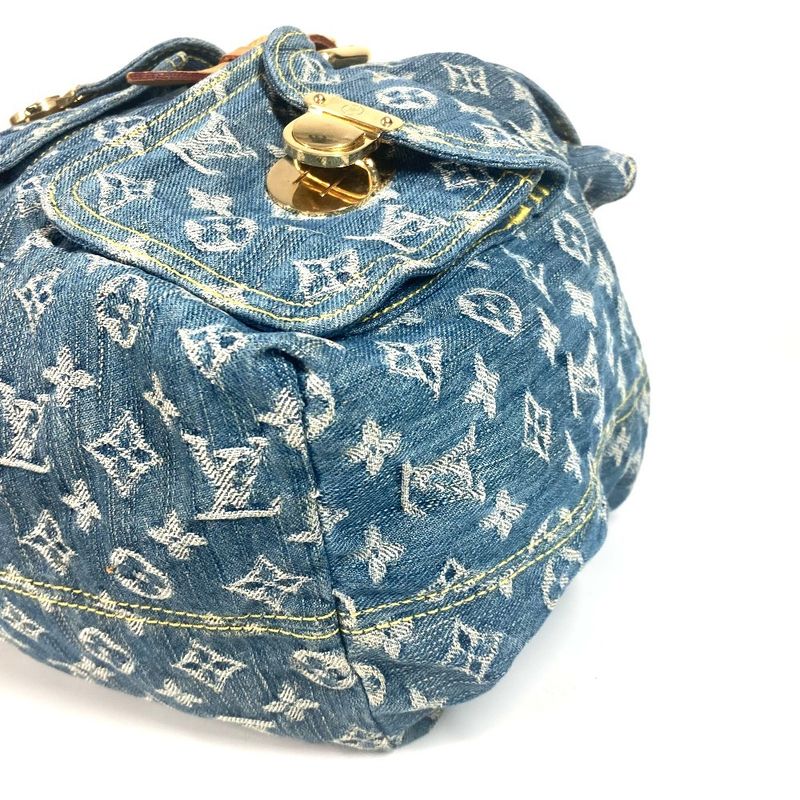 Louis Vuitton Backpack Sac Ad GM M95056 Monogram Denim Blue