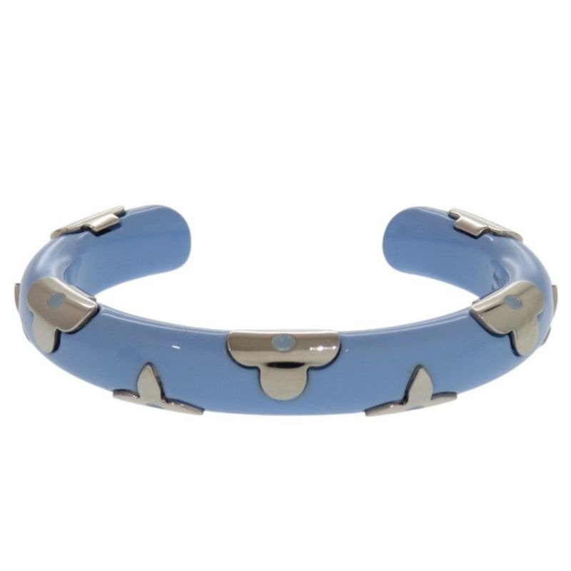 Louis Vuitton Jonq Deyri Monogram Flower Ceramic Metal Light Blue Water