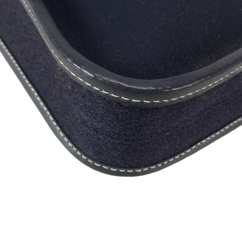 Hermes Buenaventura Mini Blue Indigo Silver Hardware Shoulder Bag