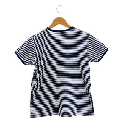 Celine - Embroidered T-shirt Striped T-shirt - M - Blue White - Women's