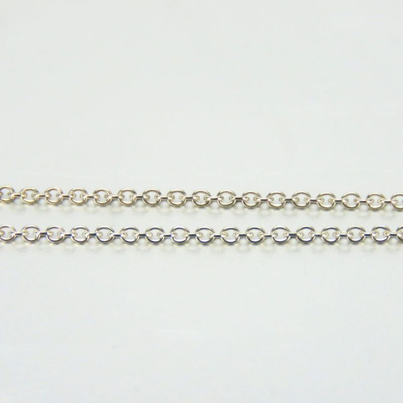 Tiffany & Co Necklace 925 Silver Approx 2.4g Silver Ribbon Cute Accessories