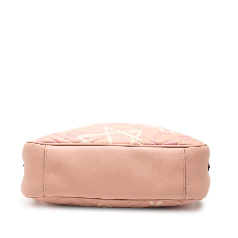 Gucci GG Marmont Ghost Chain Shoulder Bag 443499 Pink Leather Ladies Gucci